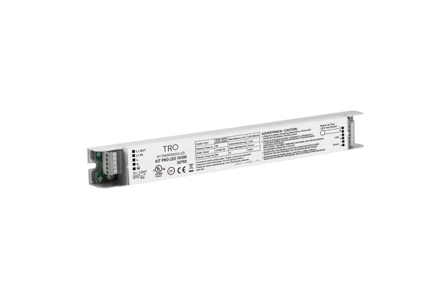 Kit de emergÃªncia PRO LED 10â€“300 TRQ para luminÃ¡rias LED 1