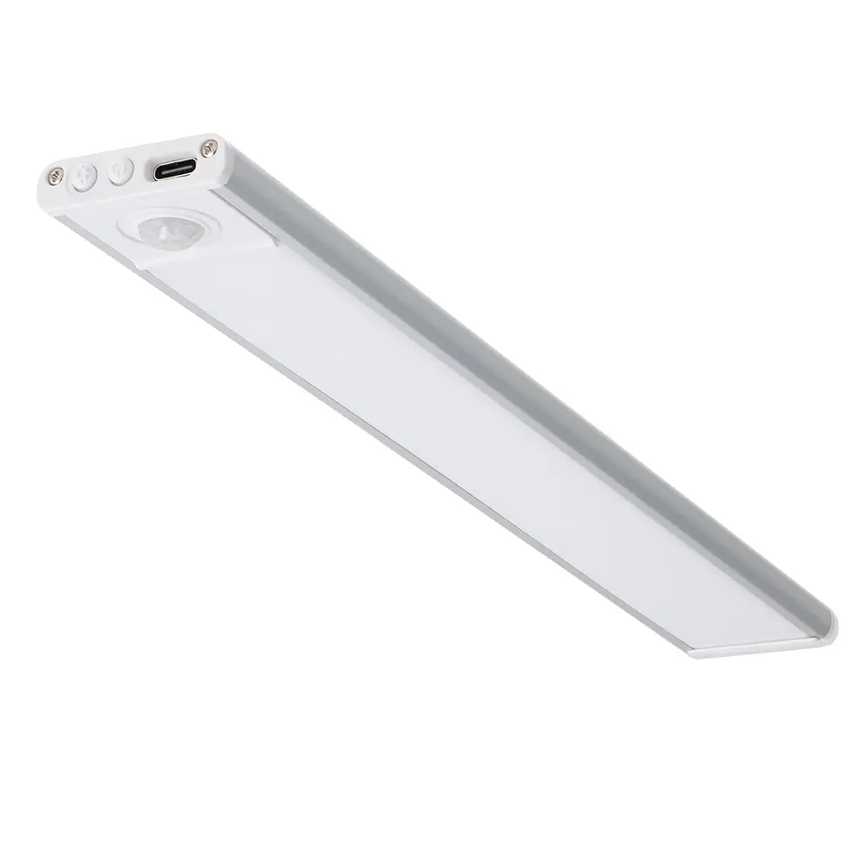 RÃ©gua de iluminaÃ§Ã£o para armÃ¡rio 1,15W 71Lm USB-C 2,6â€“5V sensor inteligente CCT 2