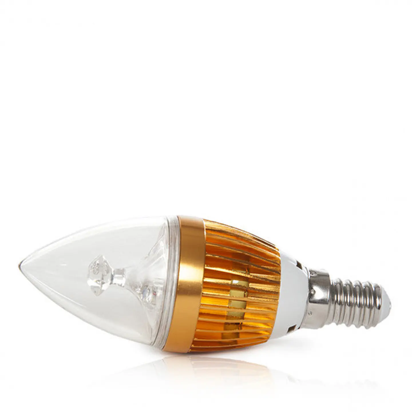 LÃ¢mpada LED E14 3W 240Lm 6000ÂºK 12VAC/Dc 40.000H [JL-12V-E14-3W-CW] 2