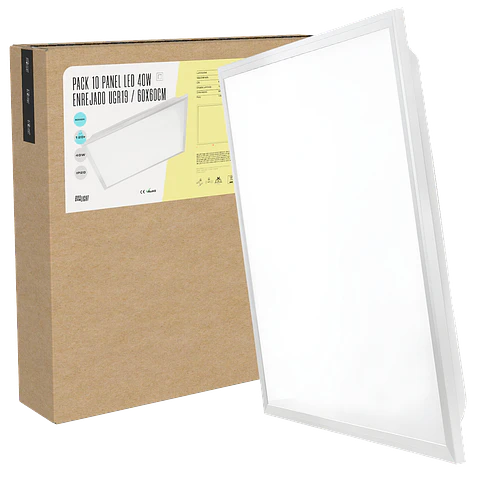 Painel LED 40W 4.000Lm 6000ºK 60x60Cm TreliÃ§a UGR19 40.000H [BX3-PG-600x600-40WCW]