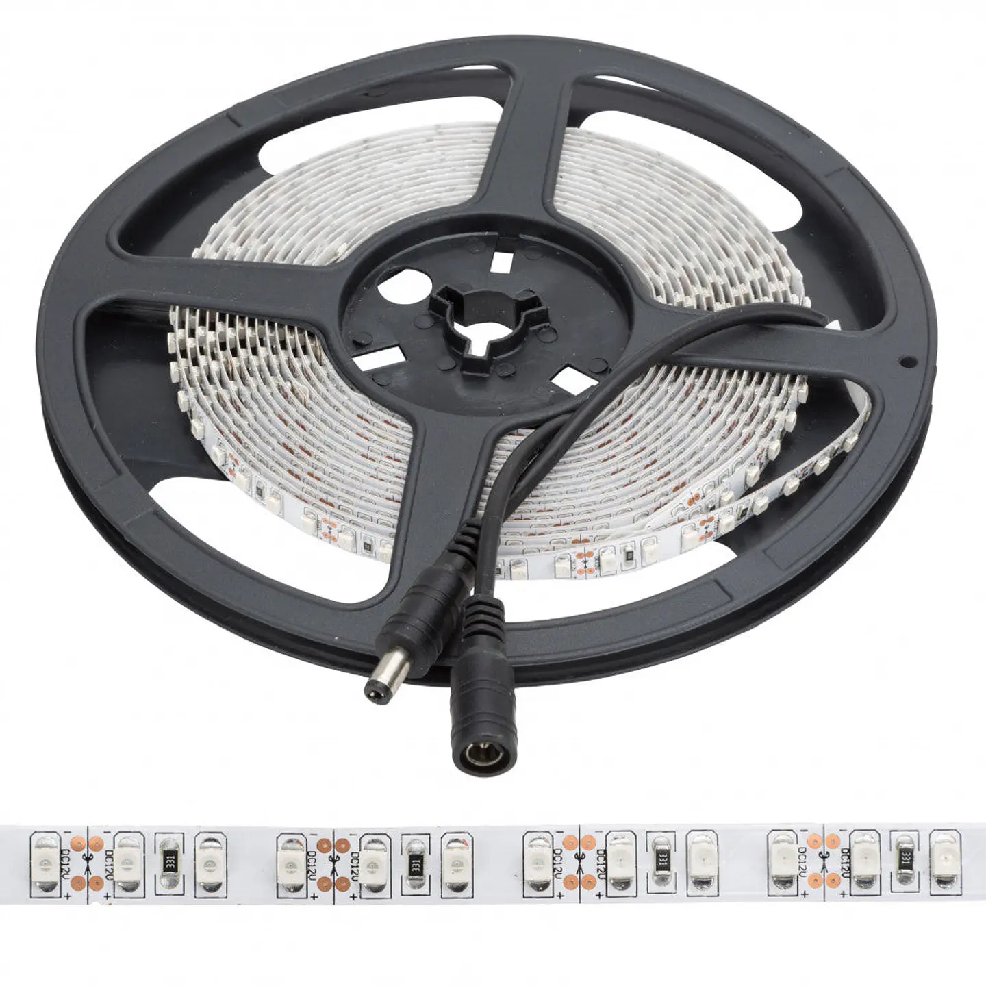 Faixa de 600 LEDs 48W 2256Lm CRI85 2700ÂºK SMD3528 12VDC x5M 40.000H [PL219005WW]-Branco Quente 1
