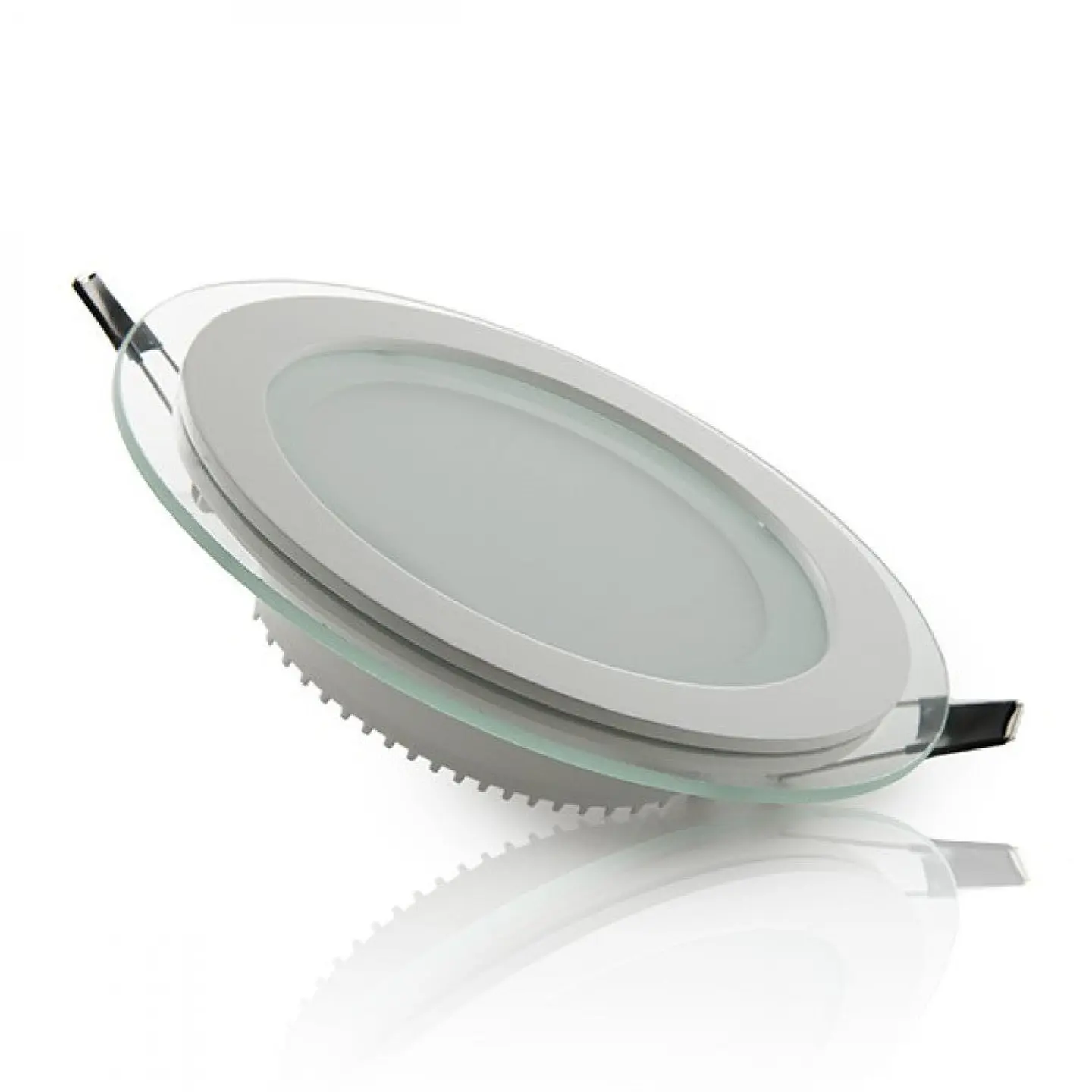 Downlight LED 12W 1200Lm 4200ÂºK Vidro Circular Ã˜160Mm 40.000H [GR-MB01-12W-W] 1