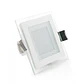 Downlight LED 6W 600Lm 4200ÂºK Quadrado Vidro 40.000H [GR-MB02-6W-W] - Thumbnail 1