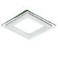 Downlight LED 6W 600Lm 4200ÂºK Quadrado Vidro 40.000H [GR-MB02-6W-W] - Thumbnail 2