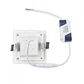 Downlight LED 6W 600Lm 6000ÂºK Quadrado Vidro 40.000H [GR-MB02-6W-CW] - Thumbnail 4
