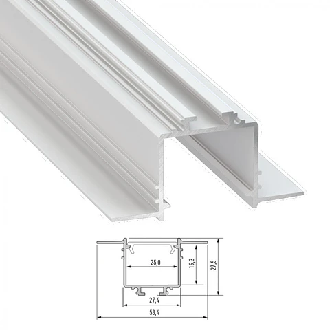 Perfil Aluminio Subli 2,02M
