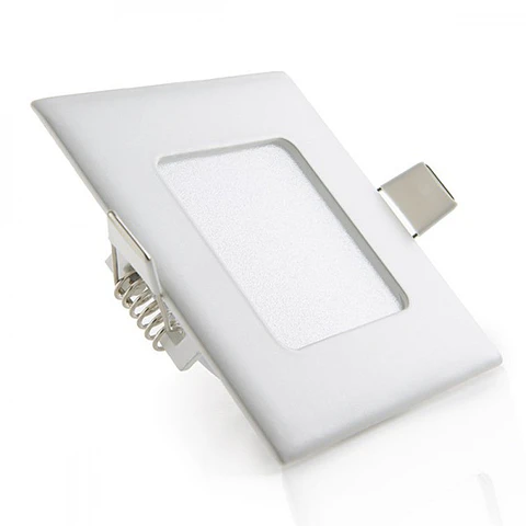 Painel LED 3W 300Lm 4200ºK Quadrado 40.000H [GR-RDP02-3W-W]