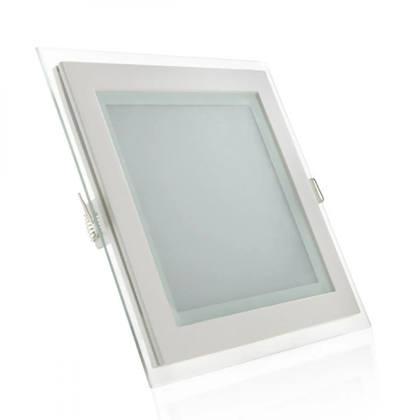 Downlight LED 15W 1500Lm 4200ÂºK Quadrado Vidro 40.000H [GR-MB02-15W-W] 1