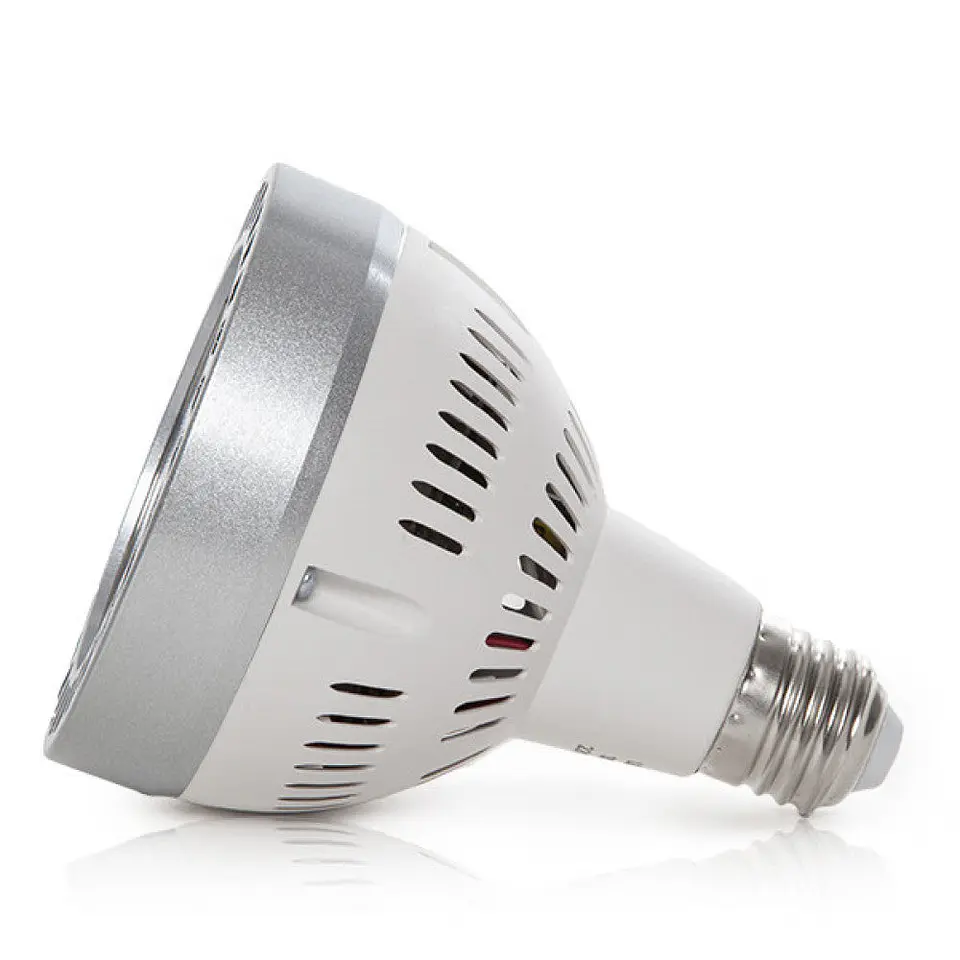 LÃ¢mpada LED E27 45W 3650Lm 2700ÂºK PAR30 Ventilador 40.000H [HO-PAR30-45-WF-WW] 2
