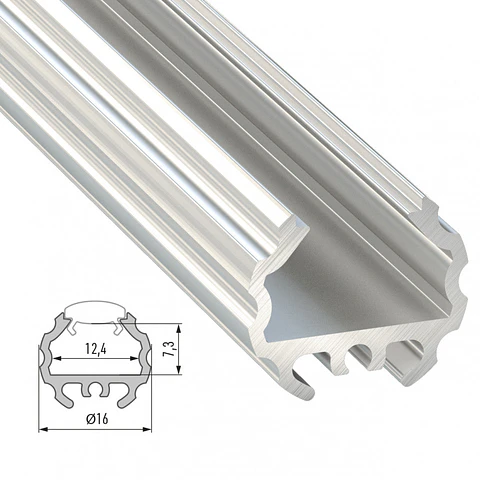 Perfil Aluminio Tipo Mico 2,02M