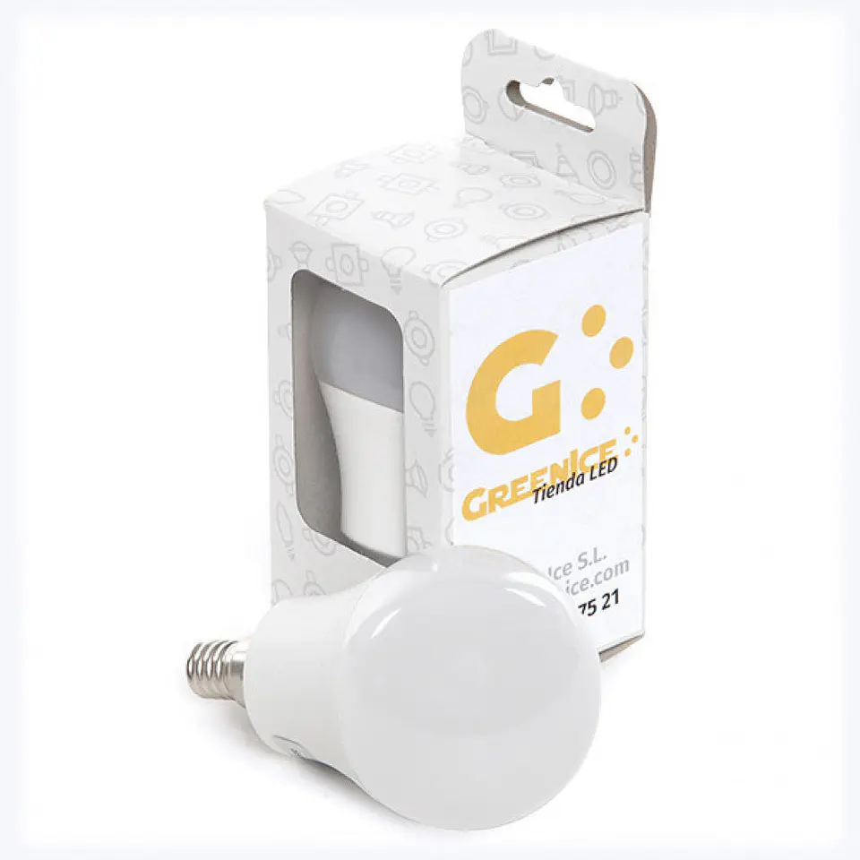 LÃ¢mpada LED E14 7W 520Lm 6000ÂºK Caixa Personalizada 40.000H [HO-C37-E14-7W-RC-CW-EP03] 1