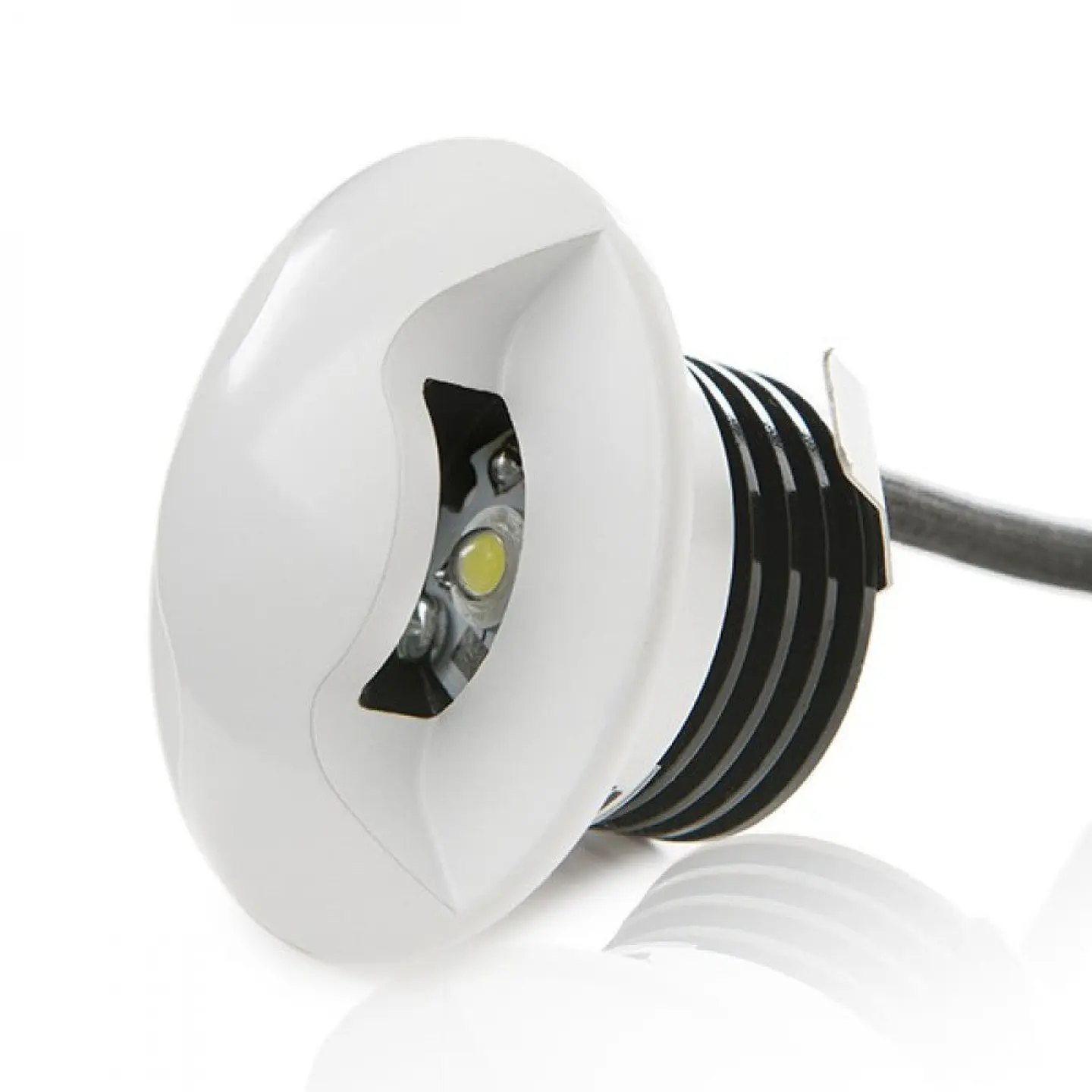 Refletor embutido LED Downlight 2W 168Lm 2700ÂºK Transparente Circular 40.000H [JN-S002-B-WW] 5