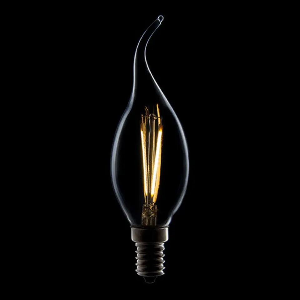 LÃ¢mpada LED E14 4W 288Lm 2700ÂºK Filamento 40.000H [JTX-J14DHB22-WW] 1
