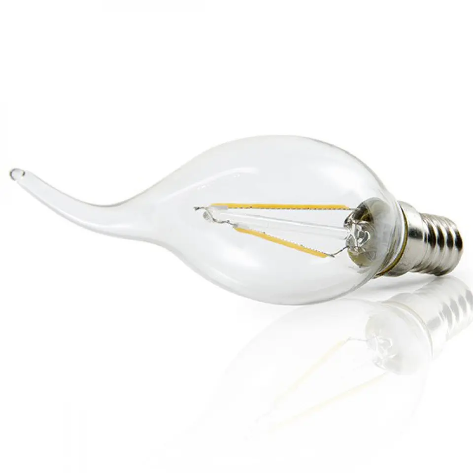 LÃ¢mpada LED E14 4W 288Lm 2700ÂºK Filamento 40.000H [JTX-J14DHB22-WW] 2