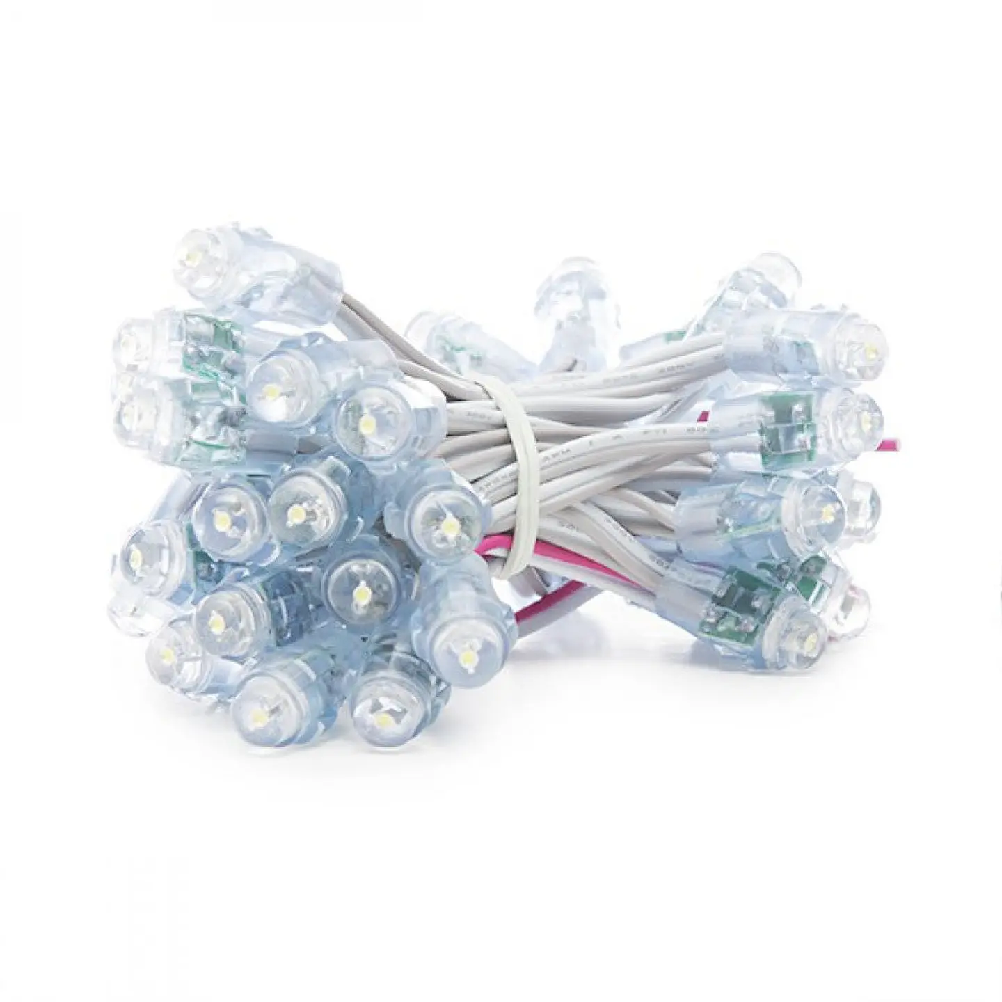Pixel LED 0,1W 1,7Lm 4200ÂºK 12Mm 5V Epistar (String 50 Unidades) Branco 50.000H [DE-PIX-12-W] 1