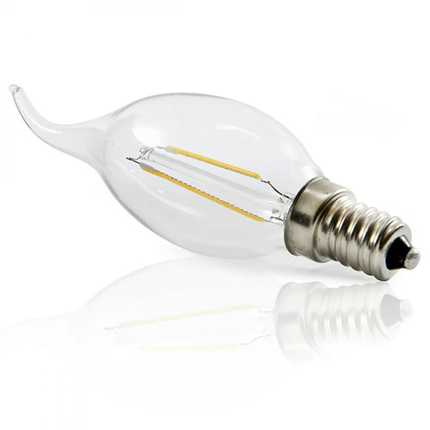 LÃ¢mpada LED E14 4W 288Lm 2700ÂºK Filamento 40.000H [JTX-J14DHB22-WW] 3