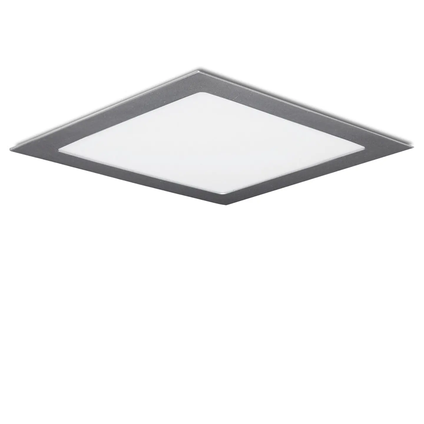 Painel LED 25W 2500Lm 4200ÂºK Quadrado Prata 40.000H [HO-RDP-25W-MP-W] 2