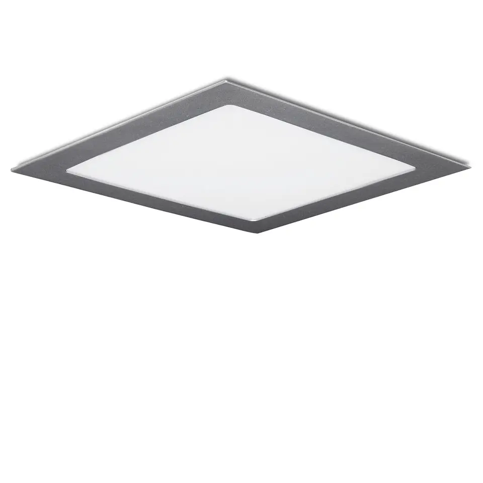 Painel LED 25W 2500Lm 6000ÂºK Quadrado Prata 40.000H [HO-RDP-25W-MP-CW] 2