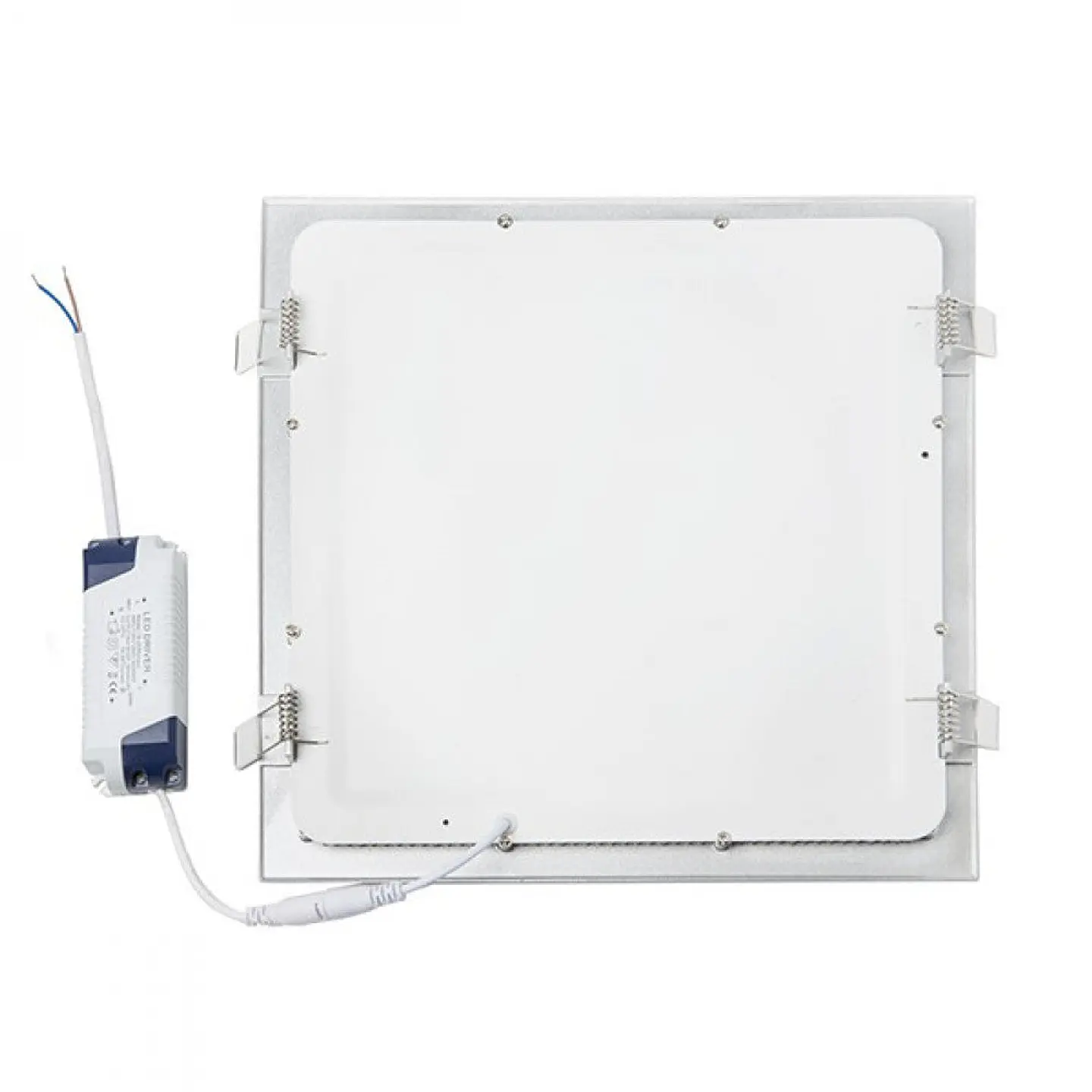 Painel LED 25W 2500Lm 4200ÂºK Quadrado Prata 40.000H [HO-RDP-25W-MP-W] 6
