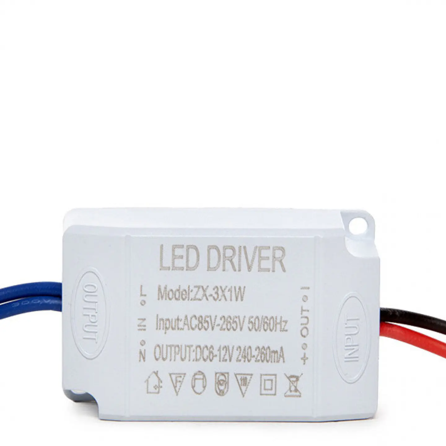 Luz Embutida LED 2W 180Lm 6000ÂºK 
