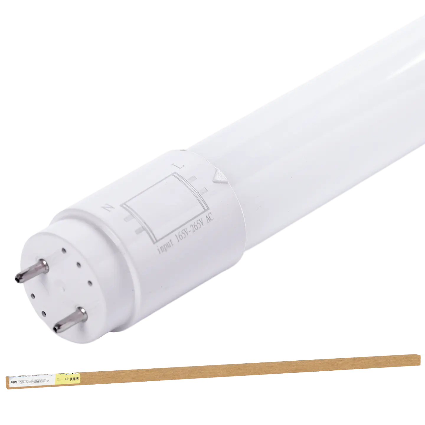 Tubo LED T8 18W 2.340Lm 6000ÂºK Vidro 120Cm ConexÃ£o 2 Extremidades 40.000H [BX3-T8GL120-18W-CW] 1