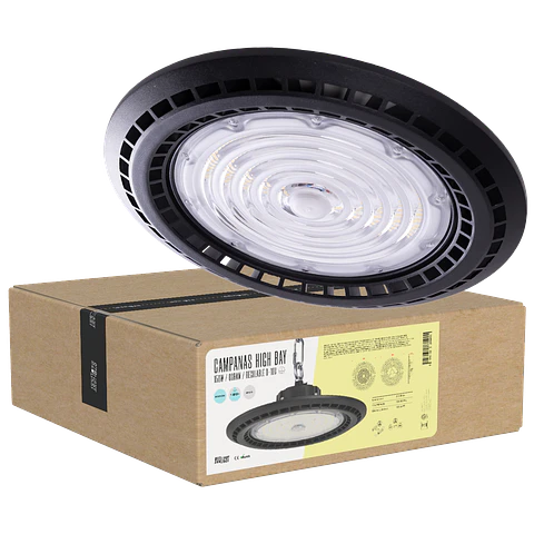 CampÃ¢nula LED 150W 27.000Lm 6000ºK Osram IP65 Regulavel 0-10V 100.000H [BX3-HVUFO150W-H-CW]