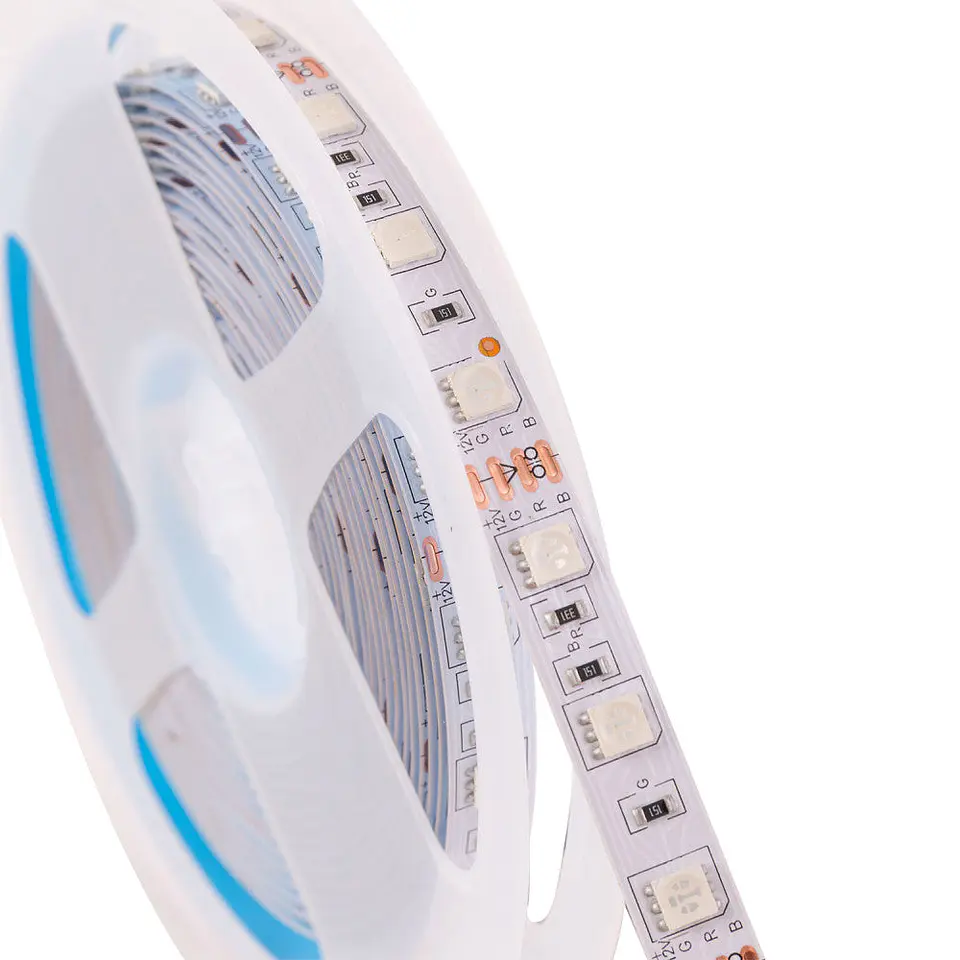 Faixa de 300 LEDs 72W 4.200Lm SMD 5050 24VDC IP65 40.000H [PL-219012-24-IP65-RGB]-RGB 5