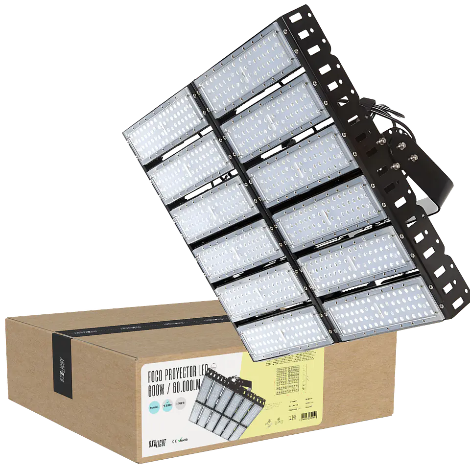 Holofote LED 600W 60.000Lm 6000ÂºK IP65 100.000H [BX3-SDF- 600W-CW] 1