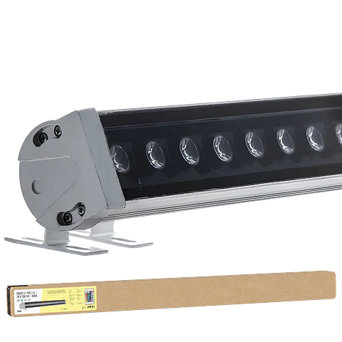 Arruela de parede LED 36W IP65 RGB Controle 40.000H [BX3-BN-36W-RGB]