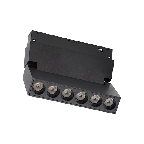 Lumiaria de trilho LED Magnetica 6W 112mm 90lm/W CCT (Cor da luz Ajustavel)