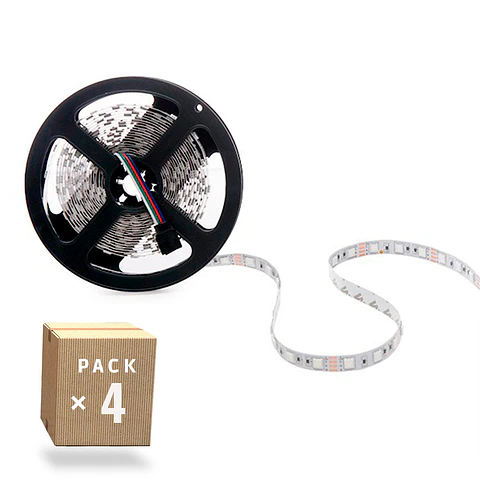 Pack 4 Tiras LED 72W 4200Lm 300