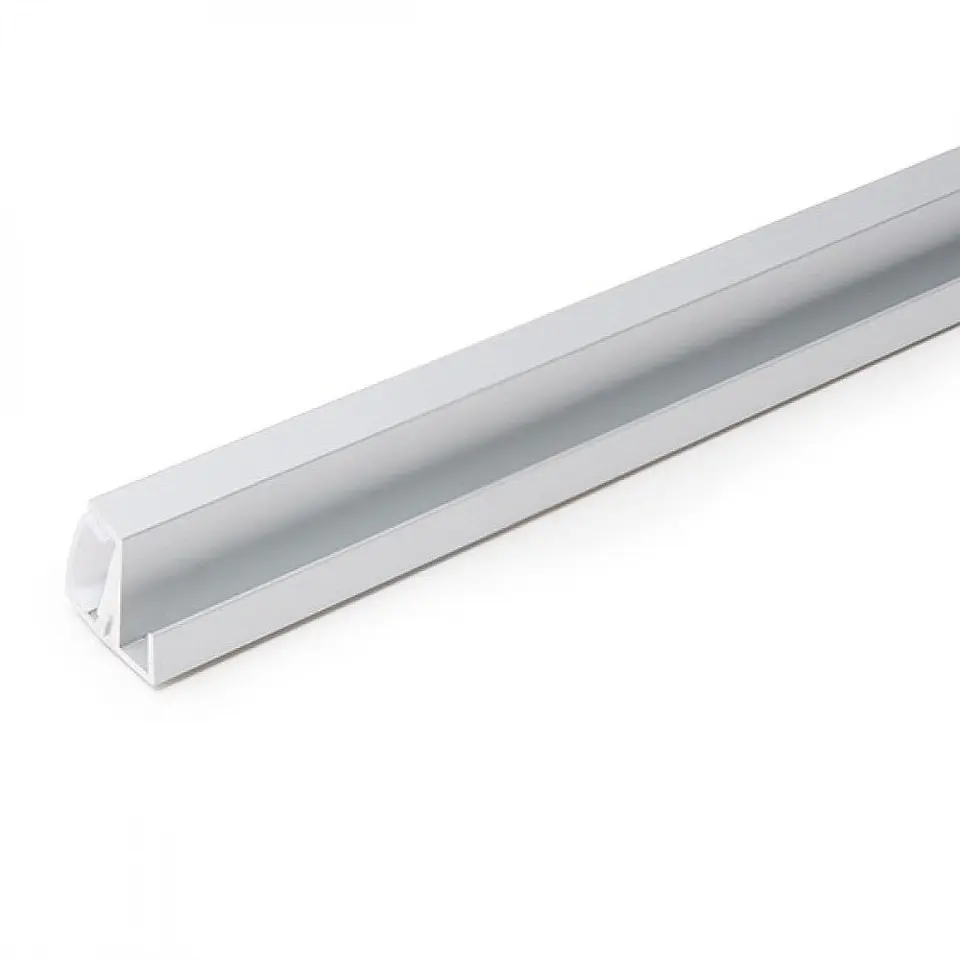 Perfil AlumÃ­nio Para AÂ Tira LED Led Prateleiras Vidro 6Mm X 1M 4