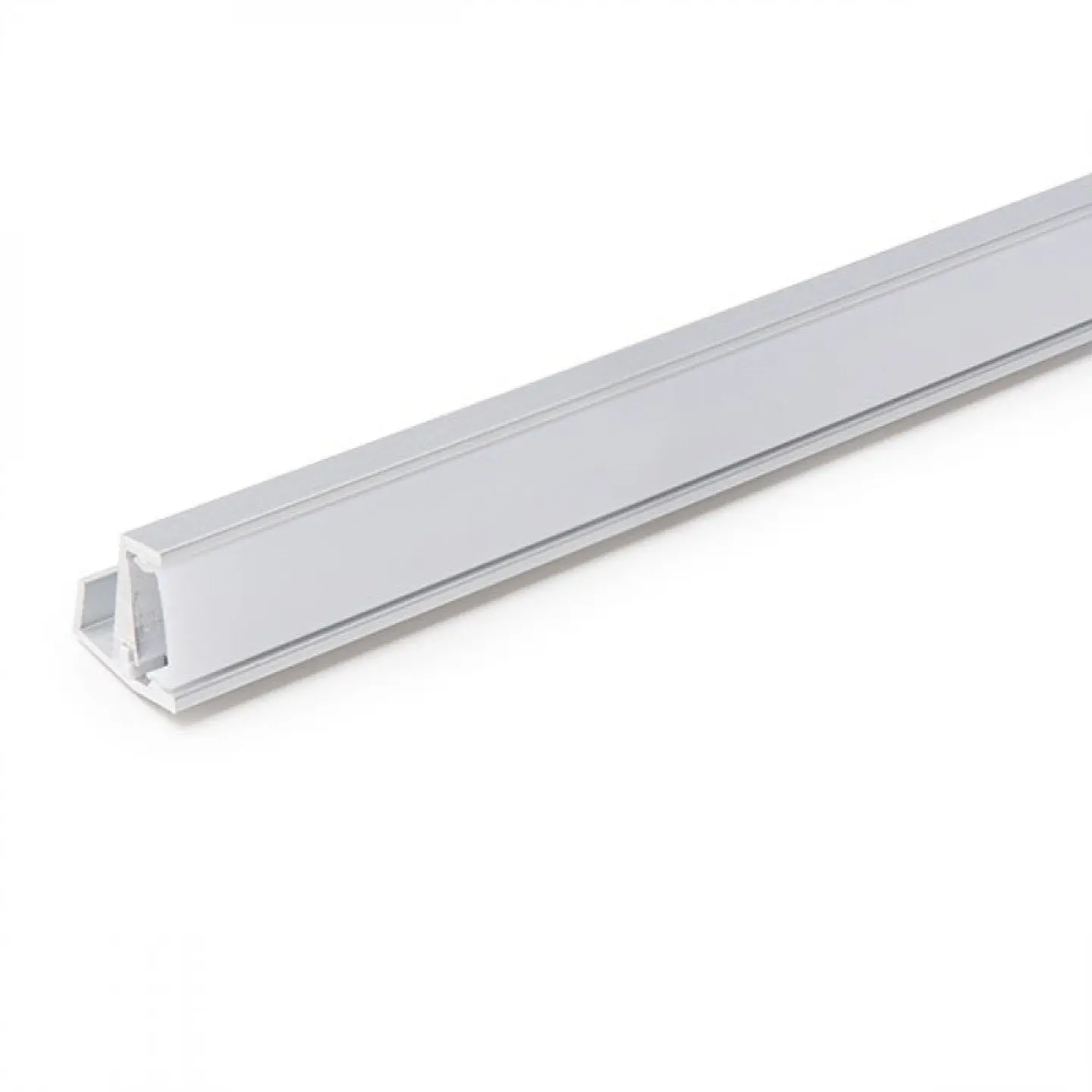 Perfil AlumÃ­nio Para AÂ Tira LED Led Prateleiras Vidro 6Mm X 1M 5
