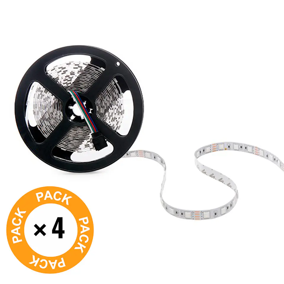 Pack 4 Tiras LED 72W 4200Lm 300 2