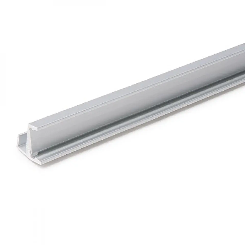 Perfil AlumÃ­nio Para AÂ Tira LED Led Prateleiras Vidro 6Mm X 1M 6