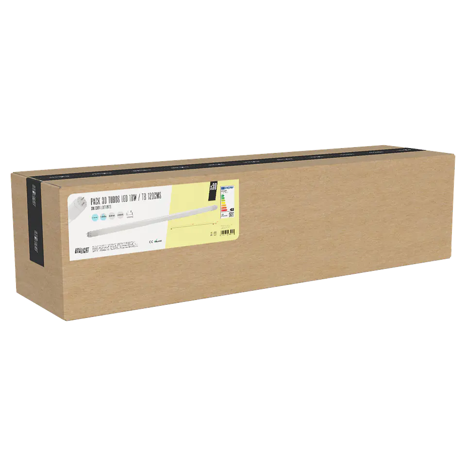 Pacote de 30 Tubos LED T8 18W 1.440Lm 6000ÂºK 1200mm 40.000H [BX3-T8-PC-1,2M-30-CW] 2