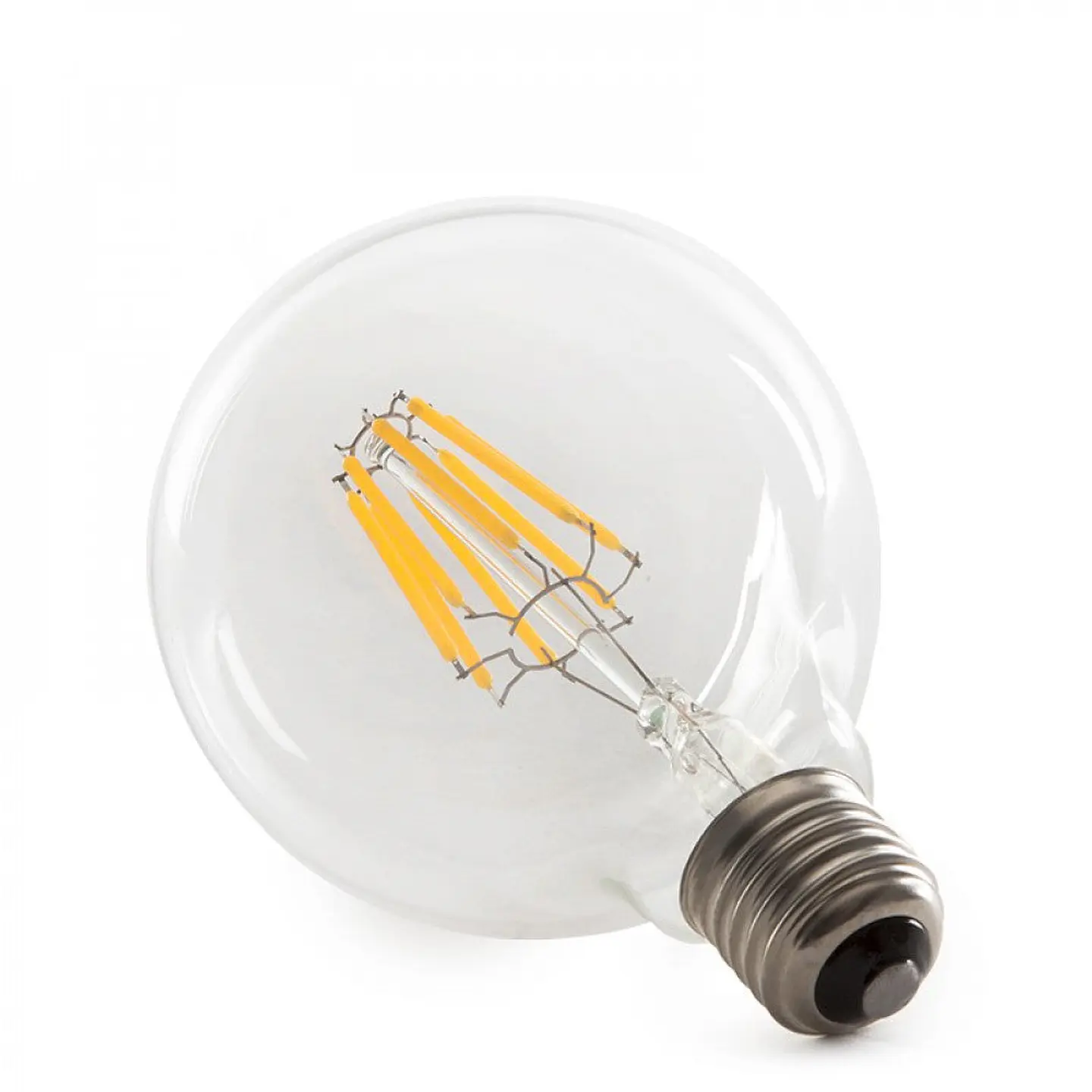 LÃ¢mpada LED E27 8W 576Lm 2000ÂºK Filamento G95 40.000H [HO-LF-G95-E27-8W-WW] 4