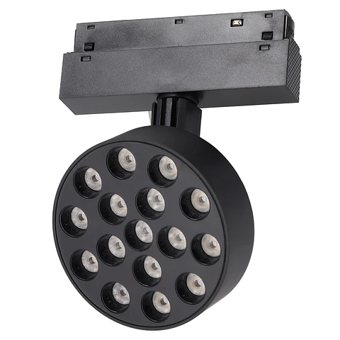 Lumiaria de trilho LED Magnetica 16W Ã˜97mm 90Lm/W CCT (Cor da luz Ajustavel)