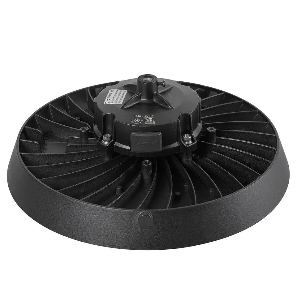 Campainha LED 150W (90W-120W-150W) 27000Lm Driver Lifud RegulÃ¡vel 1-10V Chip Philips CW 6000ÂºK 90Âº 4