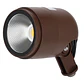 Refletor LED com estaca para jardim, 12W, IP65, 2700K, acabamento marrom. - Thumbnail 2