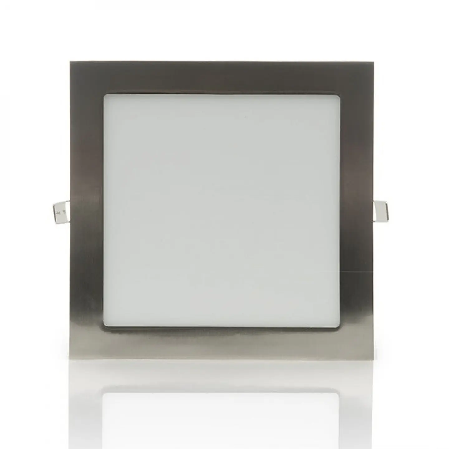 Painel de LED quadrado de nÃ­quel acetinado de 18 W, 1800 Lm, 6000ÂºK, 50.000 H [GL-CL-S18N-CW] 3