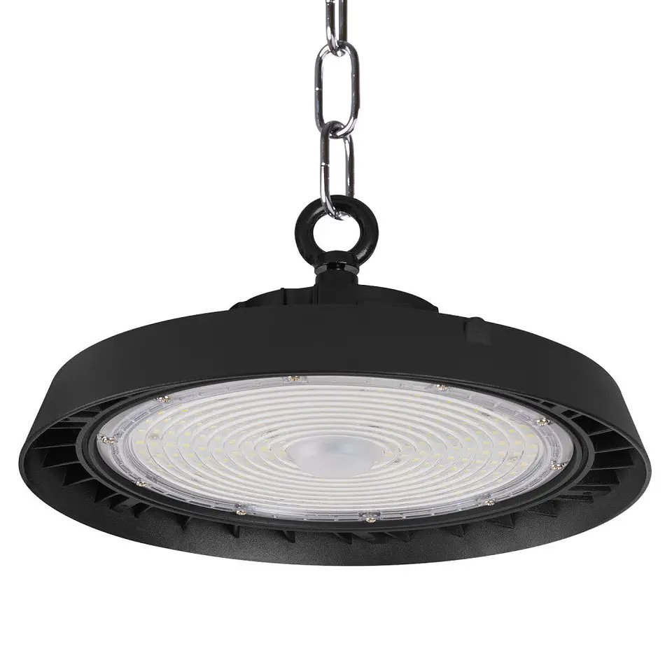 Campainha LED 150W (90W-120W-150W) 27000Lm Driver Lifud RegulÃ¡vel 1-10V Chip Philips CW 6000ÂºK 90Âº 7