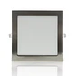 Painel de LED quadrado de nÃ­quel acetinado de 18 W, 1800 Lm, 2700ÂºK, 50.000 H [GL-CL-S18N-WW] - Thumbnail 3