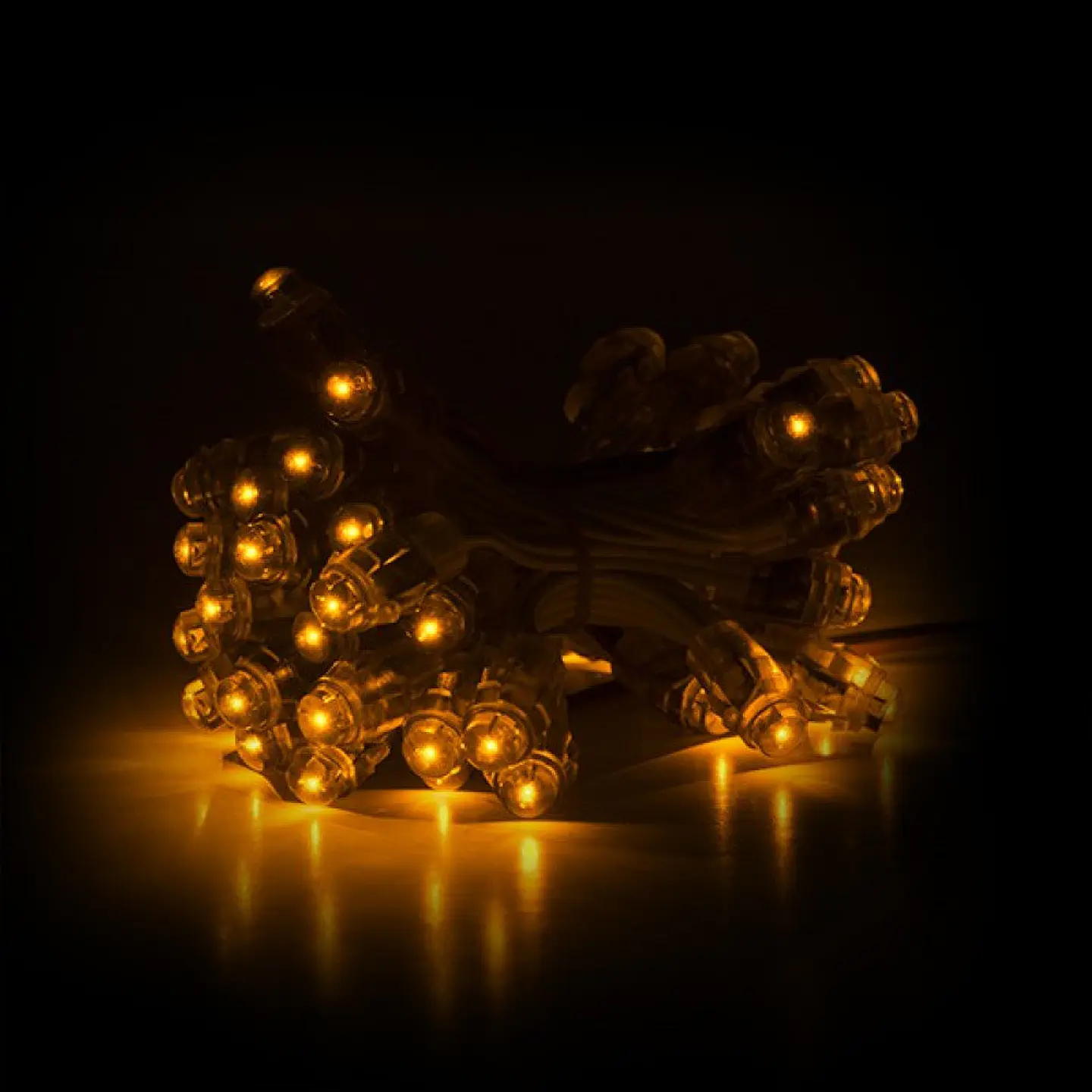 Pixel LED 0,1W 2Lm 12Mm 5V Epistar (String 50 Unidades) Amarelo 50.000H [DE-PIX-12-Y] 2