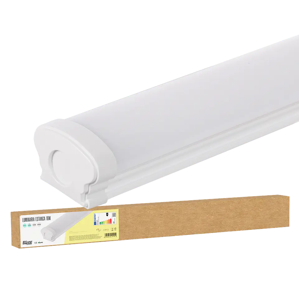 Equipamento LED Ã  prova d'Ã¡gua 18W 2.399Lm 130Lm/ IP65 30.000H [BX3-FSB-18-CW] 1