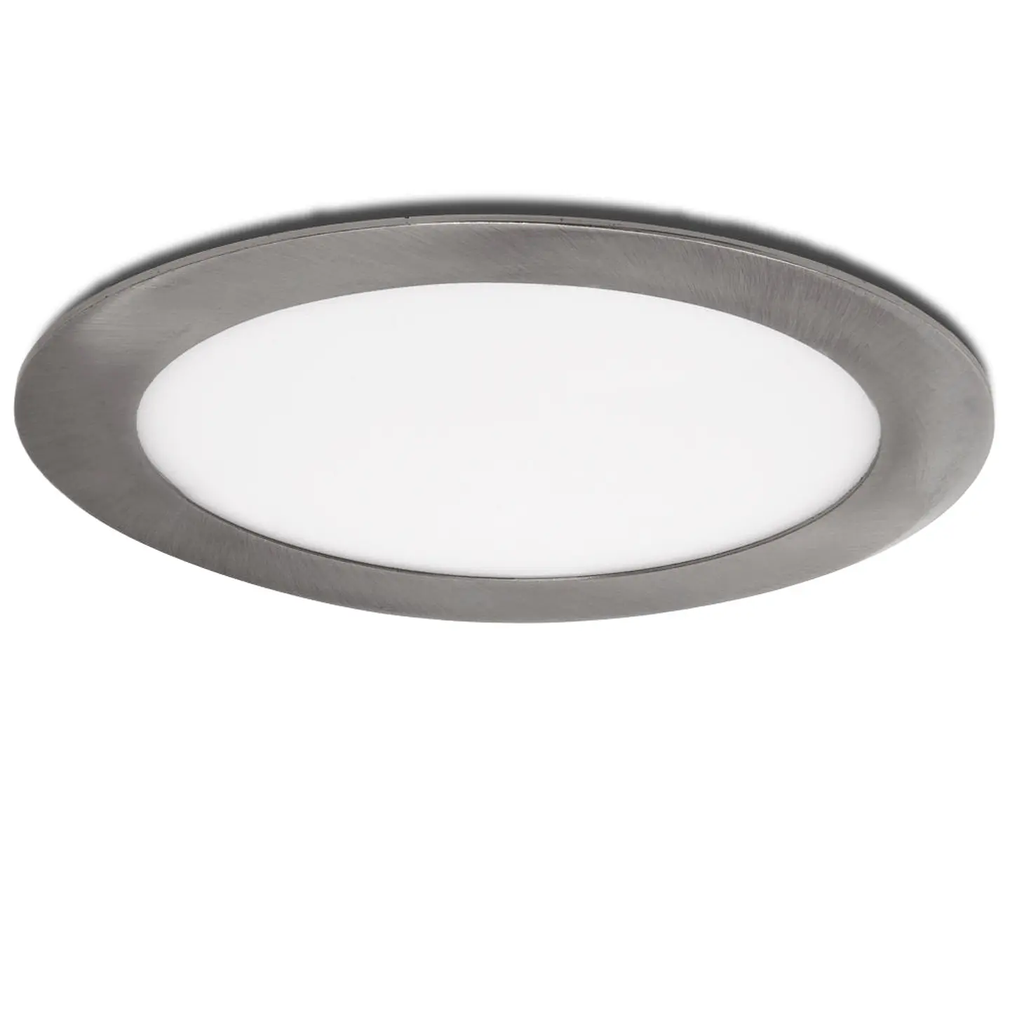 Painel LED 12W 1200Lm 2700ÂºK Circular NÃ­quel Acetinado 50.000H [GL-CL-R12N-WW] 2