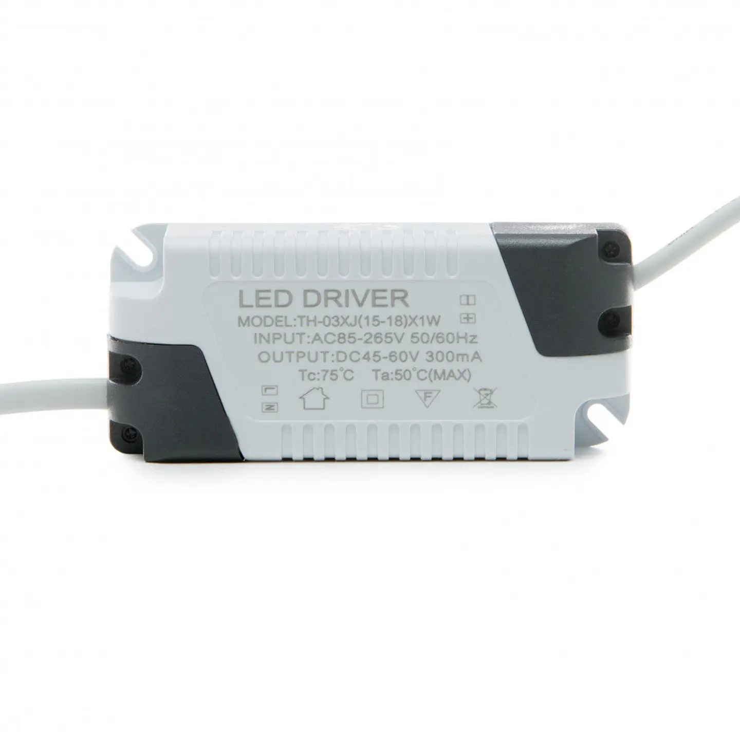 Painel de LED quadrado de nÃ­quel acetinado de 18 W, 1800 Lm, 6000ÂºK, 50.000 H [GL-CL-S18N-CW] 5
