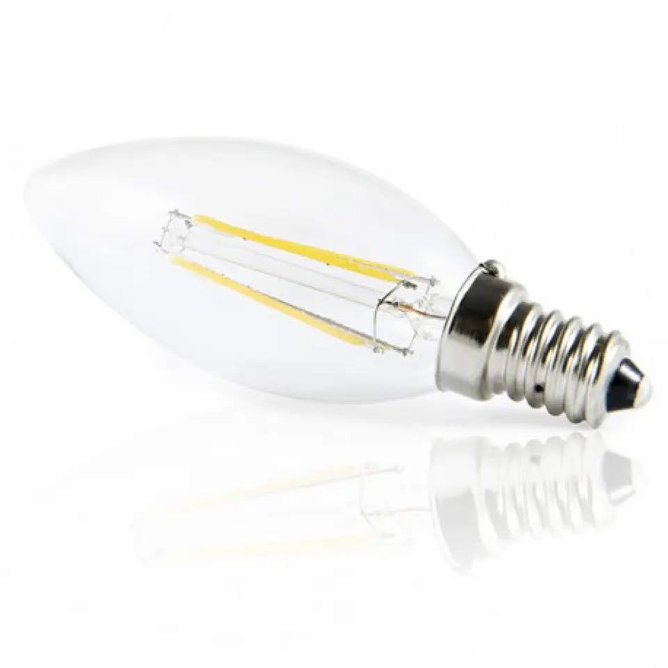 LÃ¢mpada LED E14 4W 273Lm 2700ÂºK Filamento Personalizado Caso 40.000H [JTX-J14DHA42-WW-EP06] 3