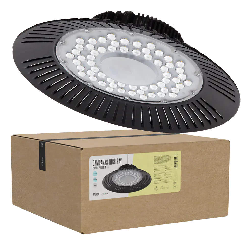 BaÃ­a alta LED 200W 20.000Lm 6000ÂºK IP65 50.000H [BX3-HB-200WK-CW] 1