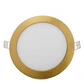 Painel LED 12W 1200Lm 2700ÂºK Circular Dourado 50.000H [GL-CL-R12N-G-WW] - Thumbnail 4